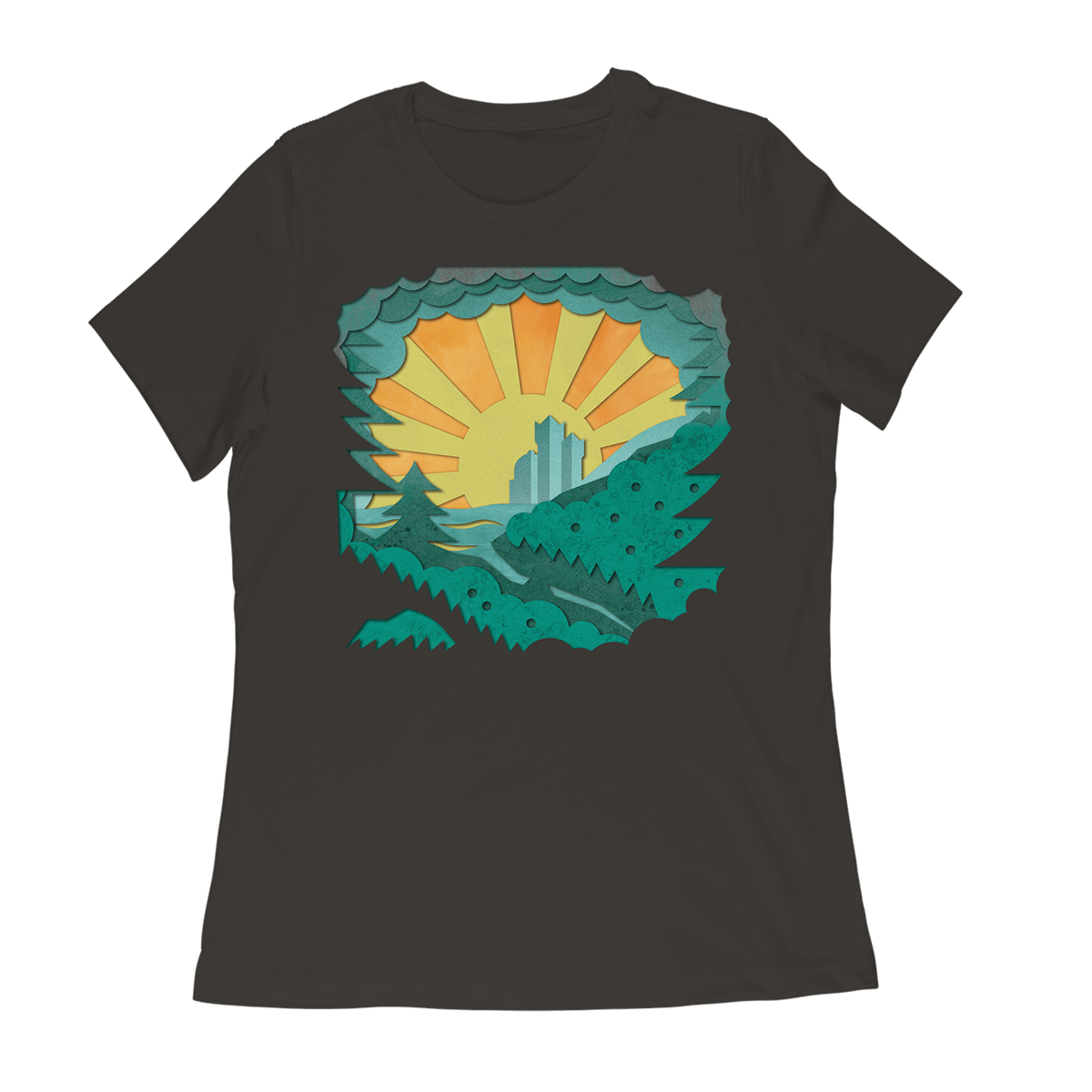 Femme Cut Deep Dark Valley T-Shirt