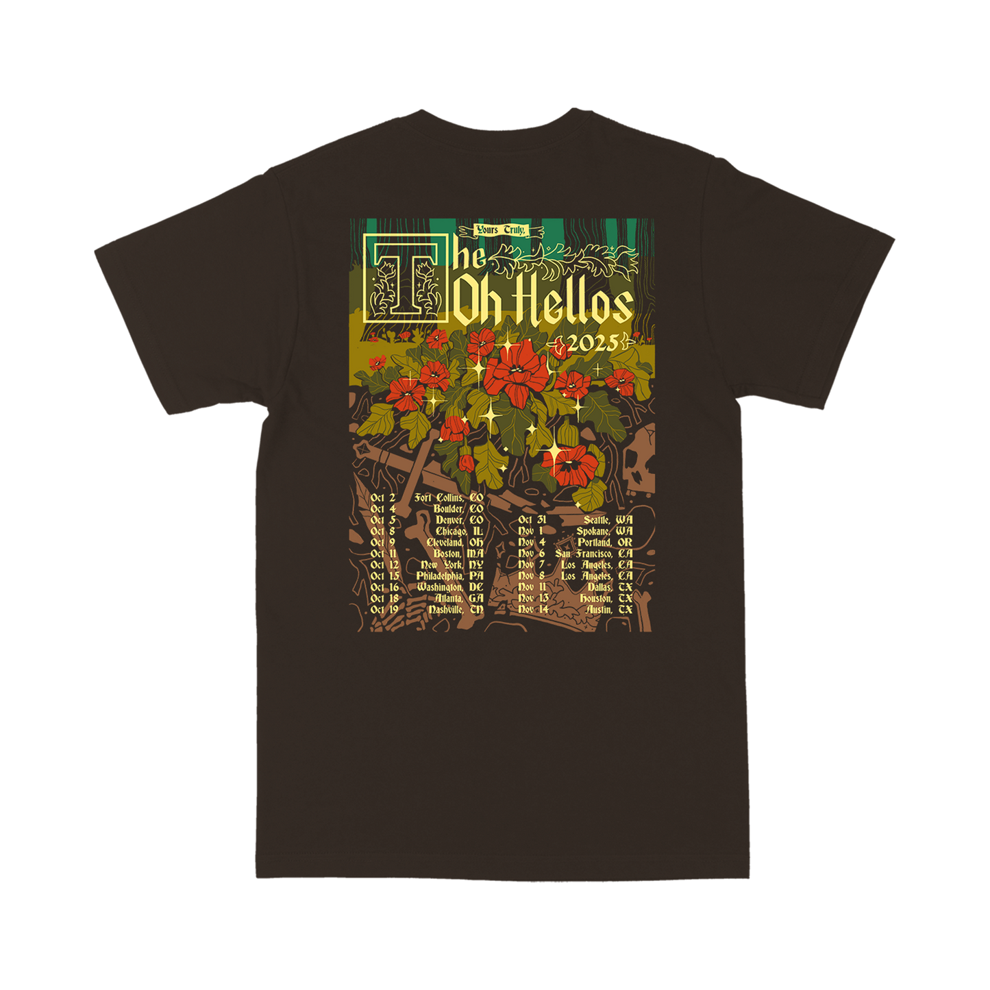 Yours Truly Tour Tee